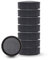 MAUL Magnet MAULsolid - Bruchsicherer Kunststoffmagnet mit modernem Design - Rund, Ø 20 x 7,5 mm - 8er Pack - Schwarz