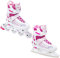 RAVEN 2in1 Schlittschuhe Inline Skates Inliner für Kinder Mädchen verstellbar (Grace, 35-39 (23m-25,5cm))