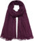 Damen Sommer Schals Baumwolle Leichte Große Lange Gaze Damenschal Eleganter Plain Tücher 75”×43”,Dunkelviolett