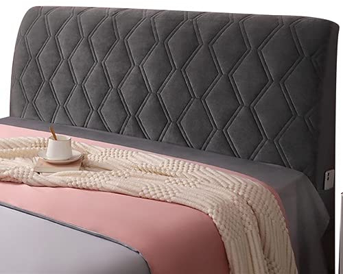 Bett Kopfteil Bezug Hussen, Staubdicht Bettkopfteil Hussen Elastische Dehnbare All-Inclusive Staubdichte Abdeckung für Schlafzimmer Bett Dekor (Color : A, Size : 180cm)
