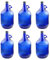SELECTION ·1948 · ALBERTS · PREMIUM ALBERT PFÄFFLE 6X Glasballon blau 5 Liter, Henkelflasche aus Blauglas inkl. Handschraubverschluss PP35 (VPE 6 Stück)