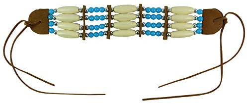 Bock op Kölle Indianer Schmuck Halsketten, Armreif für Karneval, Mottoparty (Halskette1)