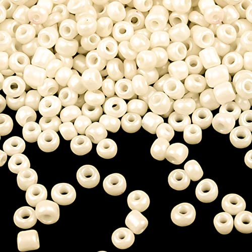 Rocailles Glasperlen 50g 2mm Rocaillesperlen Perlen fädeln Schmuck basteln, Farbe:perlmutt