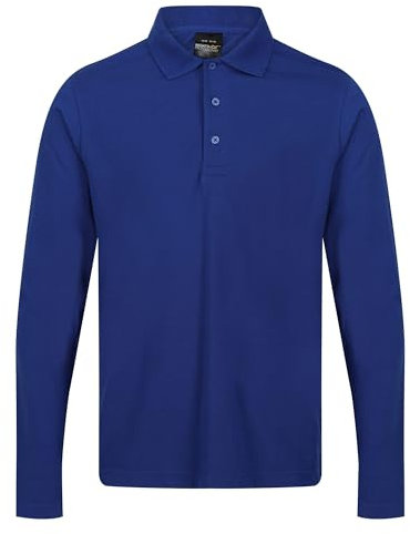 Regatta Professional Mens Pro 65/35 Classic Long Sleeve Polo Shirt - Perfect for Workwear or Casual