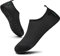 SAGUARO Badeschuhe Damen Wasserschuhe Herren Leichte Schwimmschuhe rutschfest Strandschuhe Aquaschuhe Yoga Schuhe für Frauen, Schwarz 36/37EU