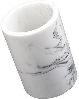 Gobelet De Brossage De Dents Élégant en Marbre pour Salle De Bain De Place pour La Maison
