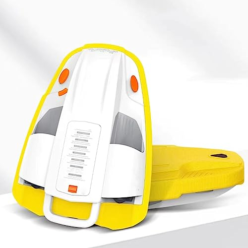 LANAZU Elektrisches Surfbrett, tragbares Power-Schwimmbrett, Wasserflugzeug-Schwimm-Skateboard-Booster, geeignet für Schwimmanfänger (Yellow)
