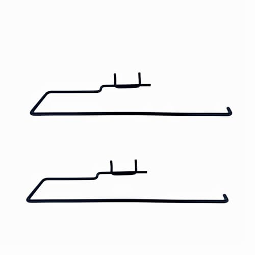 Peaceharmo Papierhandtuchhalter für Stecktafel, passend für Jede Standard‑Stecktafel, 2 Stück Schwarz, Stecktafel Zubehör für Garage, Werkbank, Küche und Büro