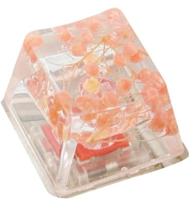 shjxi Game Keyboard Accessories | Floral Keyboard Keycaps | Keyboard Modding Supplies | Typing Experience Enhancers with Handcrafted Quality for Content Creation Stations and Programming Environments
