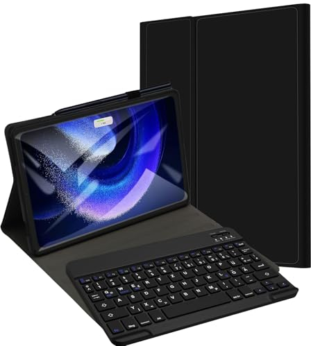 JADEMALL Xiaomi Pad 6 Pro Tastatur Hülle - für Xiaomi Pad 6/ Mi Pad 6 Pro 11 2023, Wireless Bluetooth Tastatur QWERTZ Deutsch- Stifthalter- Schlaf/Wach