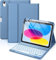 Keyboard Case for iPad 10th Generation 2022/A16 11th Generation 2025(10.9/11 inch), Slim 10.9 inch Case with Bluetooth Detachable UK Layout Keyboard with Pencil Holder for ipad 11/10Gen-Blue