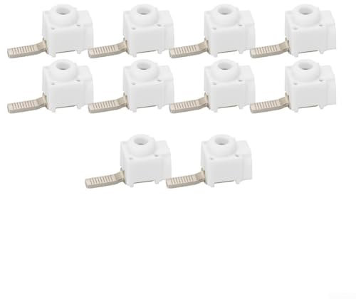 ​10 Stück Klemmenblöcke 25mm² Klemme für Sammelschienen Leitungsschutzschalter Verteilerkastenverbinder