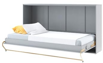 Friderik Concept PRO 6 CP-06 Wandklappbett Horizontal Schrankbett, 90x200 cm (Grau)