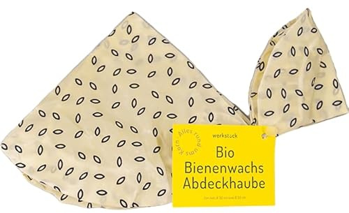 Werkstück Bio Bienenwachs-Abdeckhaube