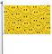Smiley Happy Emoticon-Flagge, 90 x 152 cm, Polyester, Gartenflagge, doppelseitiges Banner für Hof, Rasen, Veranda, Balkon, Heimdekorationen