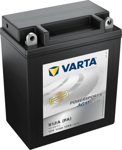 Batterie Moto VARTA Powersports AGM Active B12A (FA) - 12V 12Ah 125A
