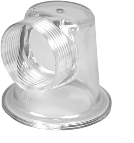 Tapa de prefiltro de inserción transparente, repuesto de tapa de prefiltro de inserción de plástico para bomba de circulación SPS 50, manteniendo la piscina limpia (1 unidad)