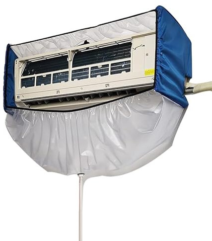 RYRYR An der Wand montierte Klimaanlagen-Reiniger-Waschhaube, Mini-Split-AC-Reinigungsset, hängende Klimaanlagen-Wasserabdeckung 1-3P Universal (innerhalb von 120 cm) Komplettset-Werkzeuge