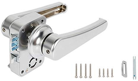 Aboiledy Serrure de porte, serrure de porte de toilette, serrure de porte de salle de bain, caravane, bateau, accessoire de camping-car, verrouillage, polyvalent, à la maison