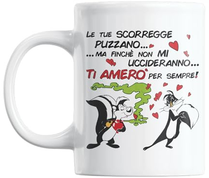 Gesar Tazza Personalizzata Divertente per Coppie – Idea Regalo Originale di San Valentino per Lui e Lei, Tazza Colazione Ironica per Iniziare la Giornata con Sorriso