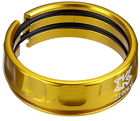 3er Set KCNC Sattelstützen Ring Rutsch Schutz 30,9/34,9 mm - Gold Aluminium