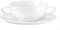 ASA 1991013 Tazza da Brodo con 2 ANSE con Piattino, Bianco Caldo, 300 Ml,