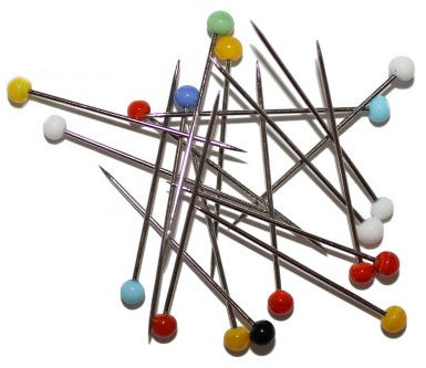 dalipo 31009 - Glaskopfstecknadeln, ca. 10g
