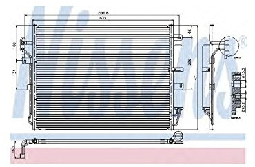 NISSENS 94962 Kondensator, Klimaanlage