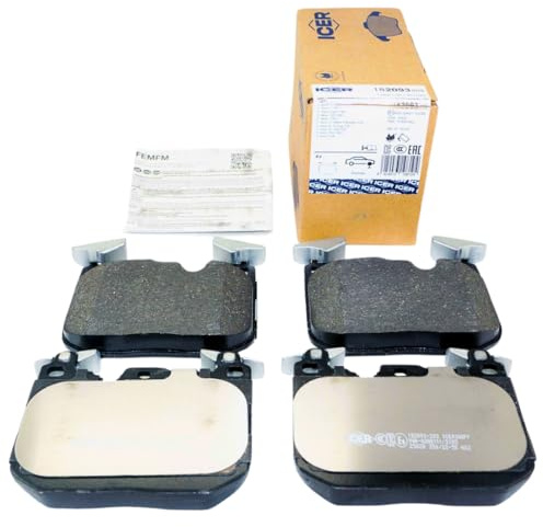ICER Brakes Compatible with Select BMW Vehicles: Front Disc Brake Pads Set 182093-203 OE# 34-10-6-878-878