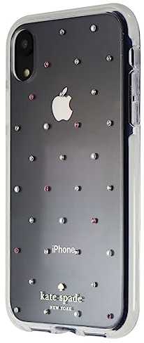 Kate Spade Defensive Hartschalenhülle für Apple iPhone XR, mit Punktemuster