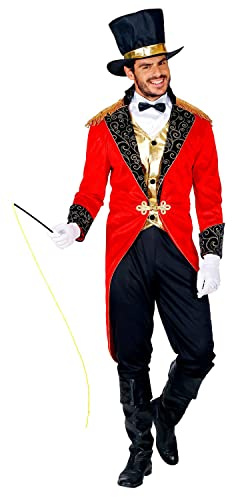 W WIDMANN Milano Party Fashion - Costume da Direttore di Circo da Uomo | Costume da spettacolo in stile domatore per circo, carnevale e feste a tema