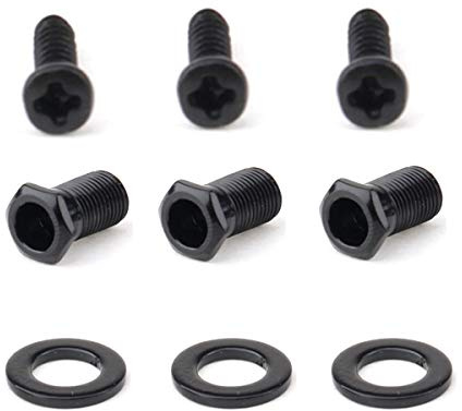 Musiclily Pro Guitar Machine Heads Mounting Package, Black