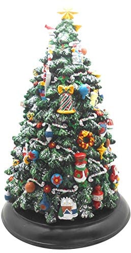 Spieluhrenwelt MMM GmbH, 858306 Spieluhr Weihnachtsbaum mit LED's