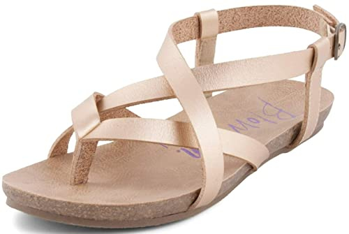 Blowfish Malibu Women's Granola Synthetic Flat Sandal, | Casual Sandals
