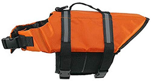 MoonyLI Hund Schwimmweste Ripstop Pet Floatation Weste Verstellbarer Hund Lebensretter Reflektierende Weste Pet Life Preserver Aufblasbare Sicherheitsjacke für Hunde Rettungsweste Doggy Floats