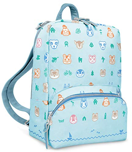Controller Gear Animal Crossing - Kleiner Rucksack Mini Bookbag Reisetasche für Nintendo Switch Konsole & Zubehör - Outdoor Muster