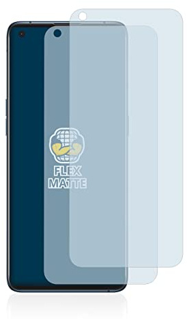 BROTECT Schutzfolie für Oppo Find X3 Pro | 2 Stück Entspiegelnder Displayschutz Made in Germany Matte Full-Screen Folie Full-Cover 3D Curved Anti-Reflexion Montage Kit