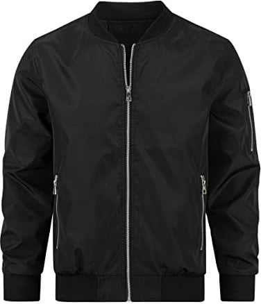 YOUTHUP Giubbotto Bomber Uomo Leggero Estivo Maniche Lunghe Casual | Tessuto traspirante e confortevole, design moderno per uscite quotidiane e tempo libero