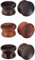 Longbeauty 6 Stk Ohr Plug Flesh Tunnel Set Double Flared Ohr Expander Piercing Schmuck in 3 Farben, 10mm