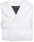 Tommy hilfiger unisex-bademantel mit kapuze aus weiem frottee - m