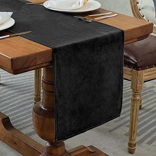 BALCONY & FALCON Samt Tischläufer Modern Abwaschbar Tischläufer Tischdecke Elegante Heimtextilien für Den Innen- und Außenbereich Tischdekoration Tischläufer Wien