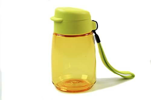 Tupperware Gourde EcoEasy pour enfant - 350 ml - Jaune - Avec cordon - Bouteille écologique