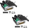 PENGLIN 2PCS DB15 lötfreier männlicher RS232 D-SUB serieller Adapter, 16mm dünner 15-pin Port Terminierung lötfreier Breakout Board Stecker mit Gehäuse Zubehör