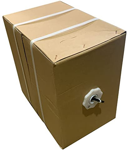 NTEK 100M Cat5e Network Ethernet Cable FTP | RJ45 CCA Network Cable | LAN Ethernet Network Cable Reel Cat 5e Reel AWG24 Ethernet LAN FTP Roll Bulk CCA Cable / 328ft Networking