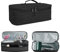 Boczif Double-Layer Travel Carrying Case for Revlon One-Step Hair Dryer/Volumizer/Styler, Water Resistant Storage Organizer Bag Compatible with Shark FlexStyle Attachment(Black)