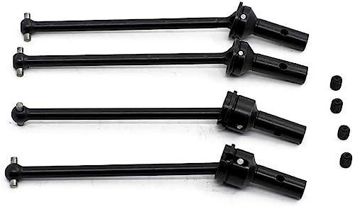 Ezweiji CVD-Antriebswelle, Antriebswelle Für Arrma Typhon/Arrma Infraction/Arrma Limitless/Arrma Felony 6s Upgrade-Teile, ARRCat 4 Stück Vorne Und Hinten Gehärteter Stahl #45 CVD-Antriebswelle