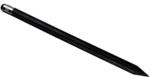 Tiuimk Eingabestift für iPad mit runder Spitze, 2-in-1 kapazitiver Stift und Bleistift, Kunststoff, Schwarz