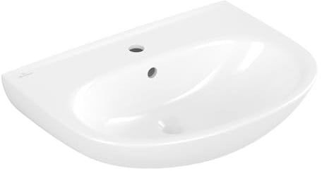Villeroy & Boch O. Novo Waschbecken mit Hahnloch 60x46x13 cm Weiß Alpin CeramicPlus