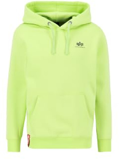 Alpha Industries Basic Hoody Small Logo Kapuzensweat für Herren Hornet Green