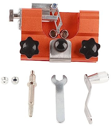 Chainsaw Sharpener Aluminum Alloy Manual Chain Sharpening Jig Multifunctional Portable Chain Saw Sharpening for Chain Tooth